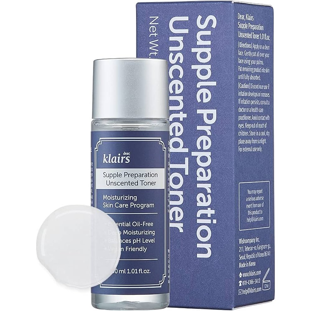 Смягчающий тонер для лица Dear, Klairs Supple Preparation Unscented Toner, 30мл