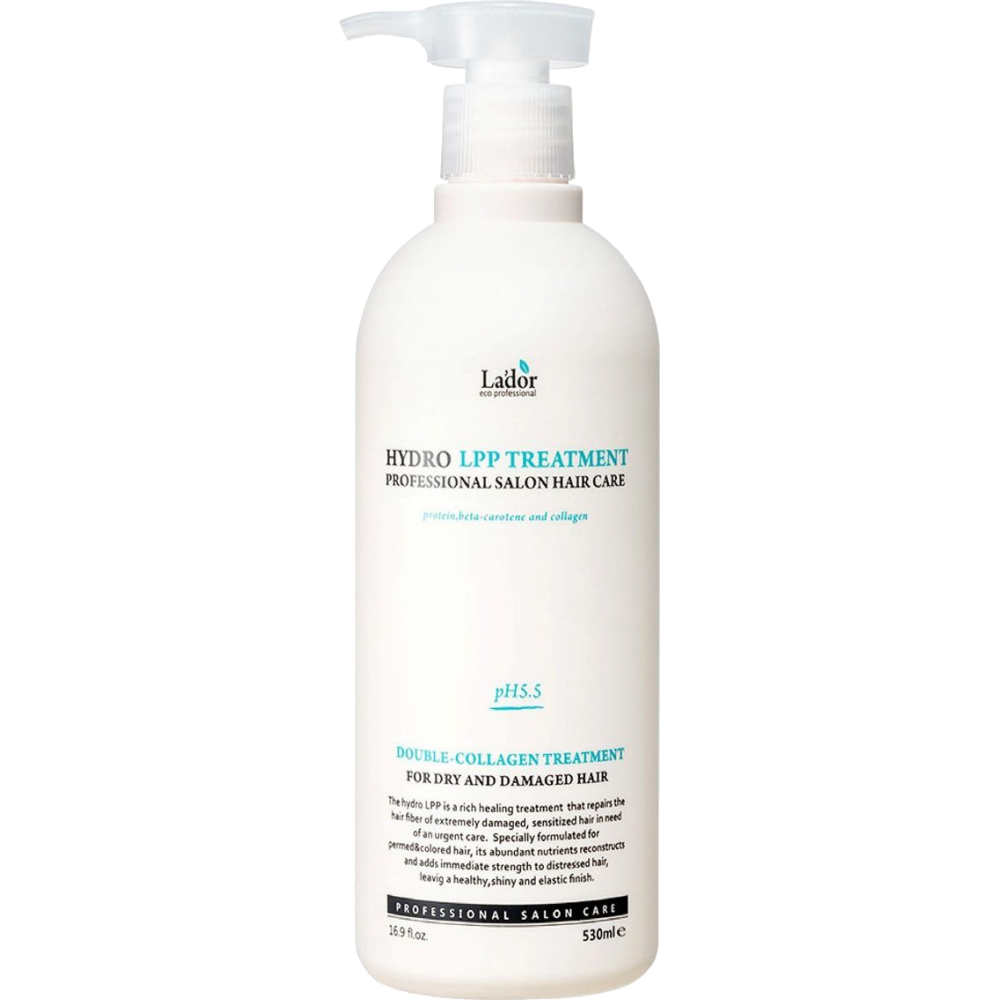 Маска для волос La'dor Hydro Lpp Treatment Professional Salon Hair Care, 530 мл