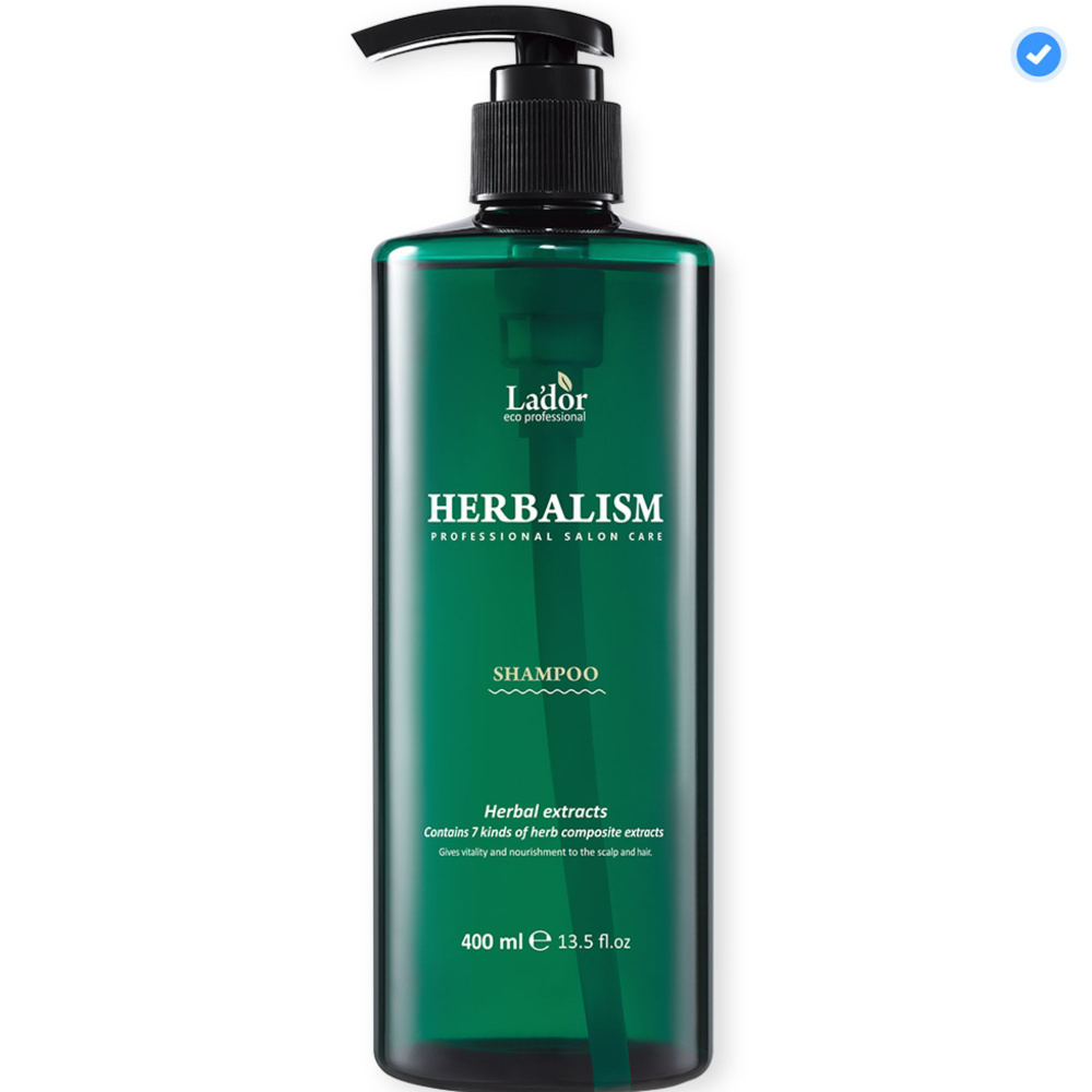 Успокаивающий шампунь для волос Lador HERBALISM SHAMPOO (400мл)