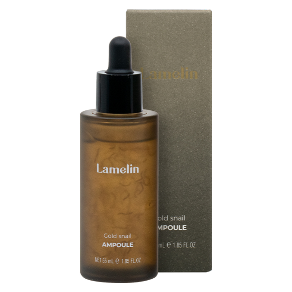Ампульная сыворотка для лица с муцином улитки Lamelin Gold Snail Ampoule, 55мл
