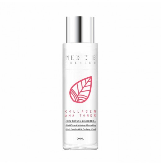 MedB Антивозрастной премиум тонер с коллагеном Premium Collagen AHA Toner, 200 мл