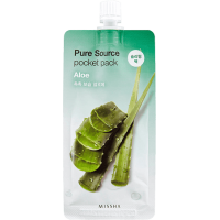 Ночная маска для лица MISSHA Pure Source Pocket Pack Aloe, 10мл