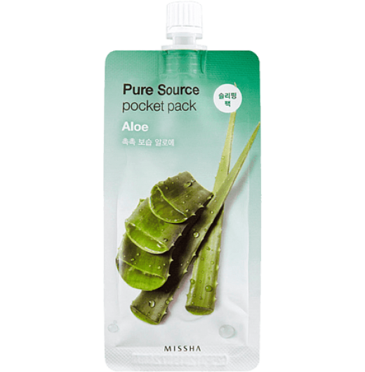 Ночная маска для лица MISSHA Pure Source Aloe, 10мл