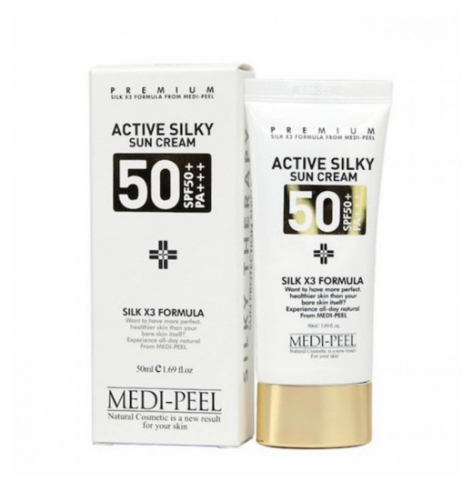 Солнцезащитный крем MEDI-PEEL Active Silky Sun Cream SPF50+ PA+++ 50 мл
