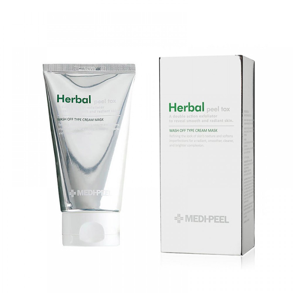Очищающая пилинг-маска с эффектом детокса Medi-Peel Herbal Peel Tox Wash Off Type Cream Mask, 120гр