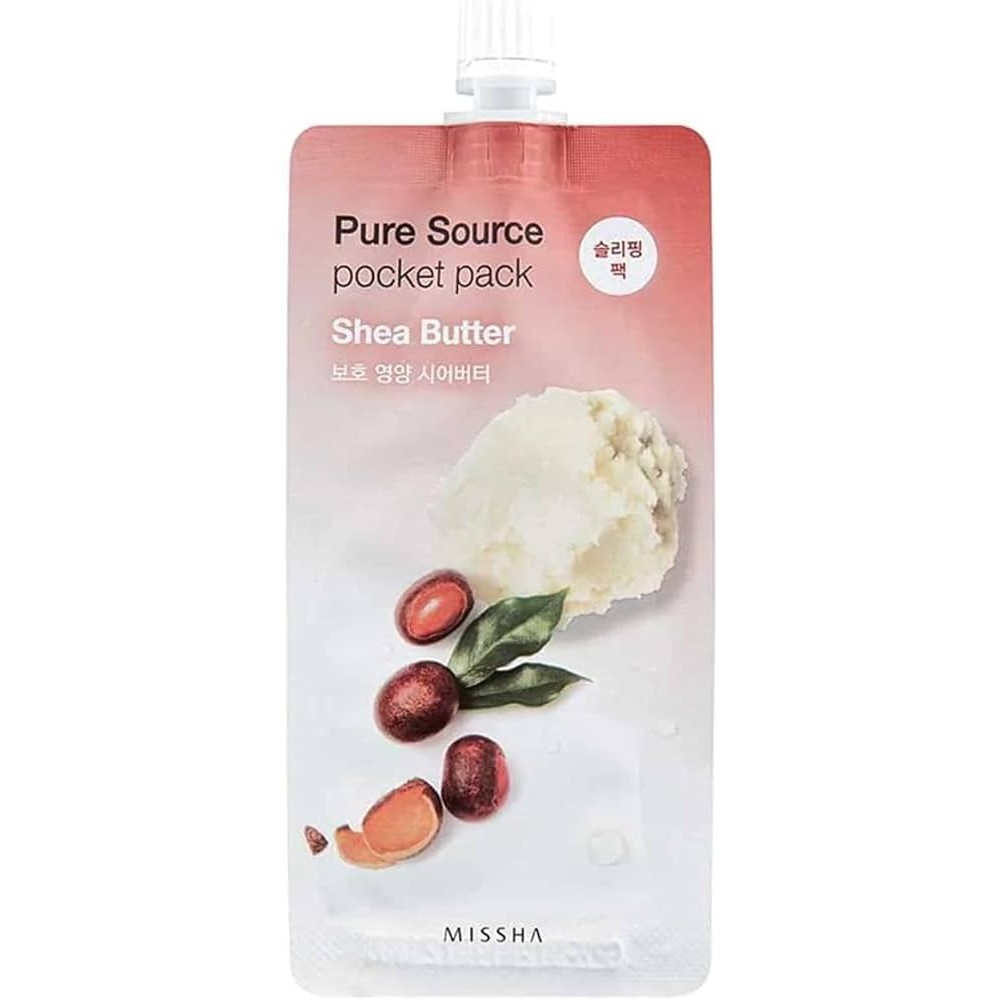 Ночная маска для лица MISSHA Pure Source Shea Butter, 10мл Ночная маска для лица MISSHA Pure Source Shea Butter, 10мл