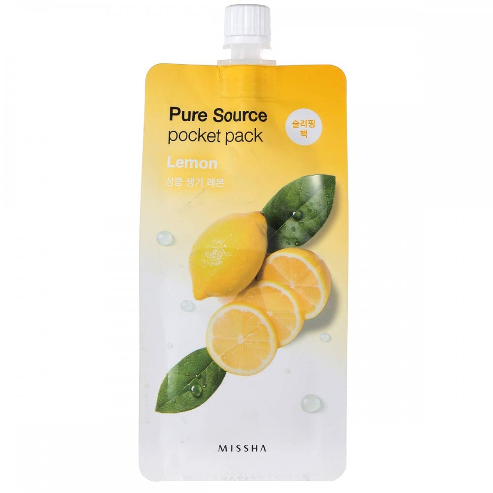 Ночная маска для лица MISSHA Pure Source Lemon, 10мл Ночная маска для лица MISSHA Pure Source Lemon, 10мл