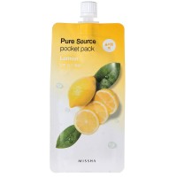 Ночная маска для лица MISSHA Pure Source Lemon, 10мл