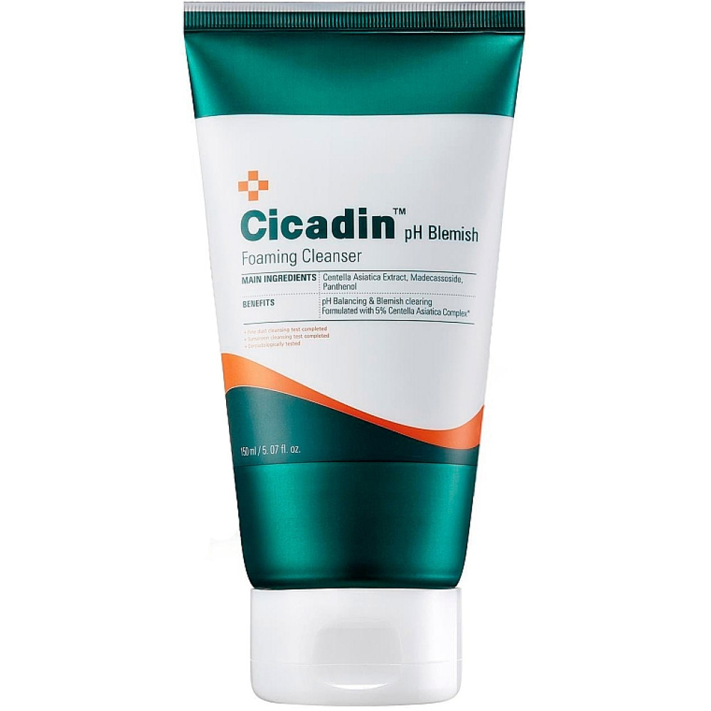 Очищающая пенка для проблемной кожи Missha Cicadin pH Blemish Foaming Cleanser (150мл) Очищающая пенка для проблемной кожи Missha Cicadin pH Blemish Foaming Cleanser (150мл)
