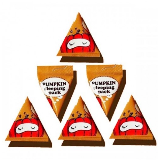 Энзимная тыквенная ночная маска с керамидами Too Cool For School Pumpkin Sleeping Pack, 2 мл./1 шт.