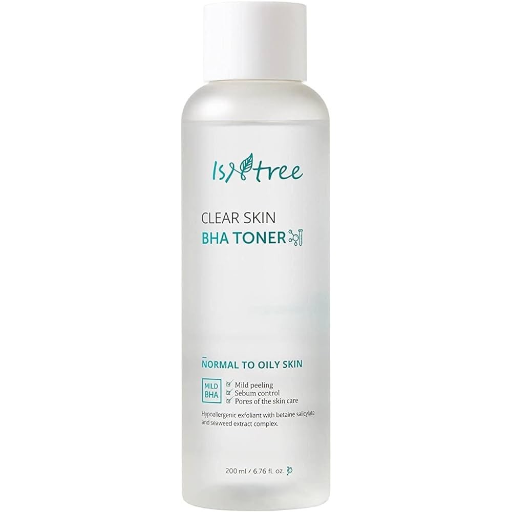 Отшелушивающий тонер IsNtree с BHA-кислотами CLEAR SKIN BHA TONER 200 мл