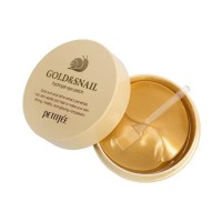 Гидрогелевые патчи для глаз с золотом и улиткой Petitfee Gold & Snail Hydrogel Eye Patch, 60 шт.