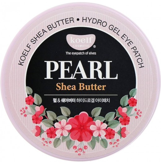 Патчи для глаз с маслом ши и жемчугом Petitfee Koelf Pearl & Shea Butter Eye Patch, 60 шт.
