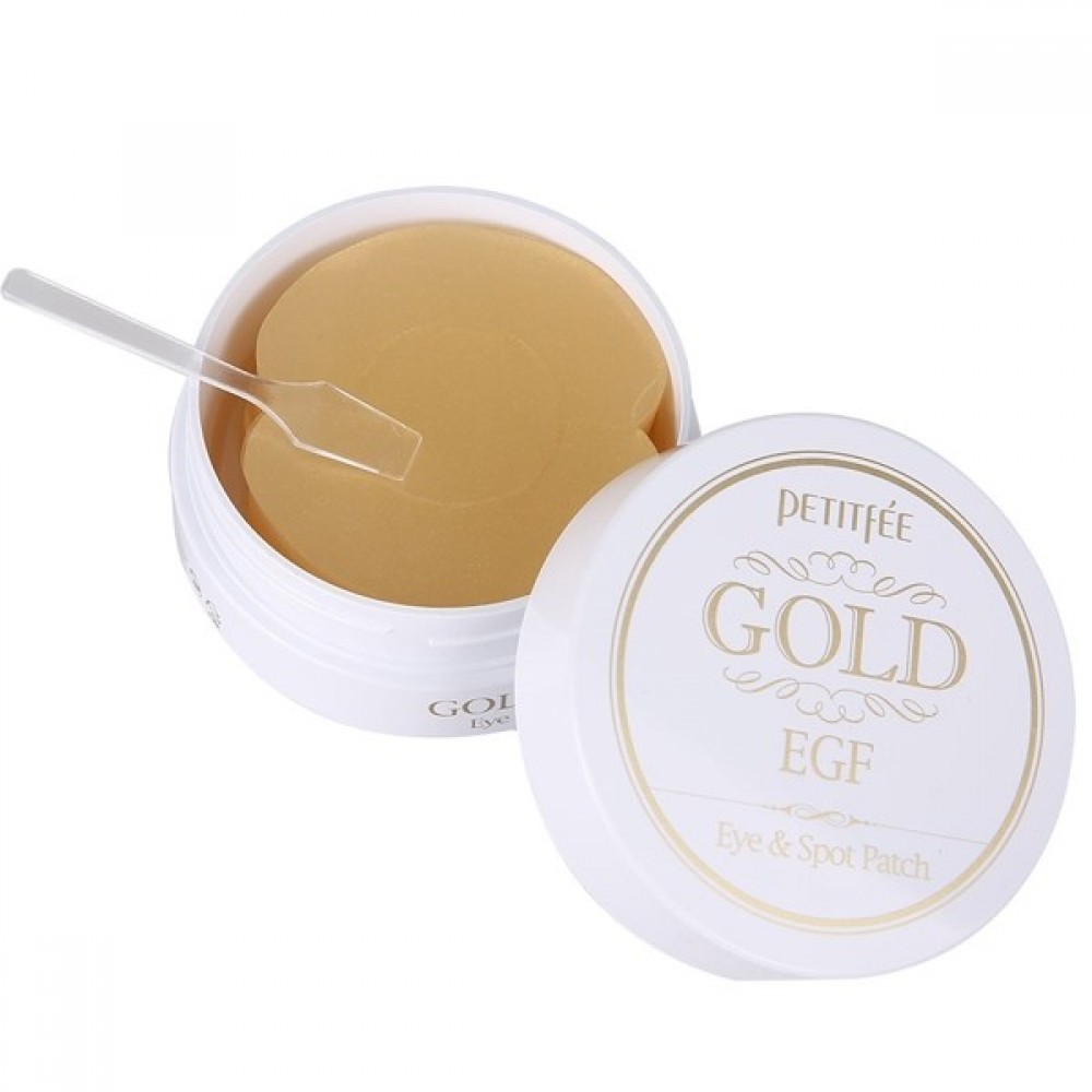Гидрогелевые патчи для глаз с частицами золота Petitfee Gold & EGF Eye & Spot Patch, 90 шт.