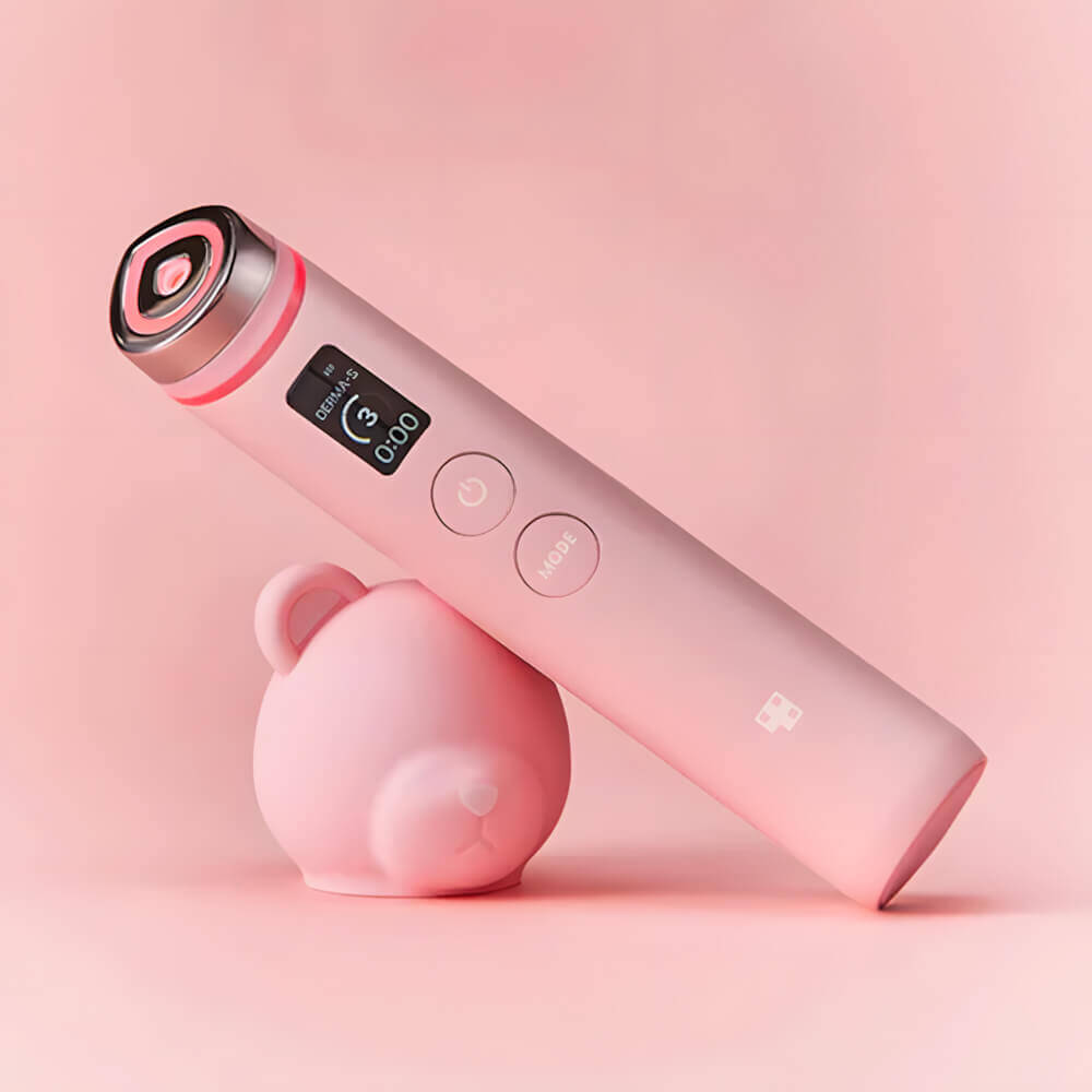 Защитный колпачок на микротоковый аппарат medicube AGE-R Booster Pro Bear Head Case Pink