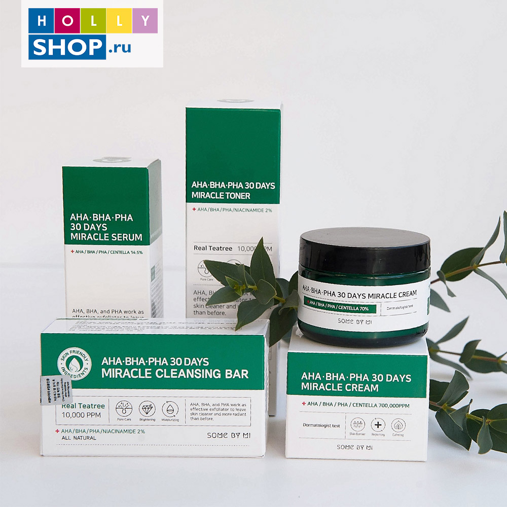 Восстанавливающий крем для проблемной кожи Some By Mi AHA-BHA-PHA 30 Days Miracle Cream Восстанавливающий крем для проблемной кожи Some By Mi AHA-BHA-PHA 30 Days Miracle Cream