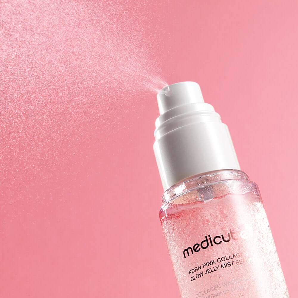 Мист с ПДРН и коллагеном для сияния кожи medicube PDRN Pink Collagen Glow Jelly Mist Serum