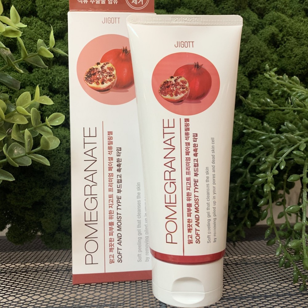Пилинг-скатка для лица Jigott Premium Facial Pomegranate Peeling Gel, 180 мл