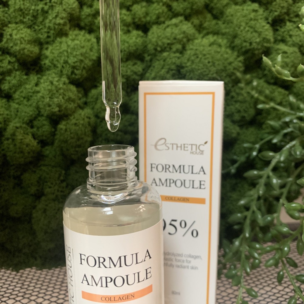 Сыворотка для лица с коллагеном Esthetic House Formula Ampoule Collagen, 80 мл.