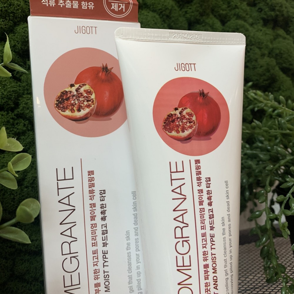 Пилинг-скатка для лица Jigott Premium Facial Pomegranate Peeling Gel, 180 мл