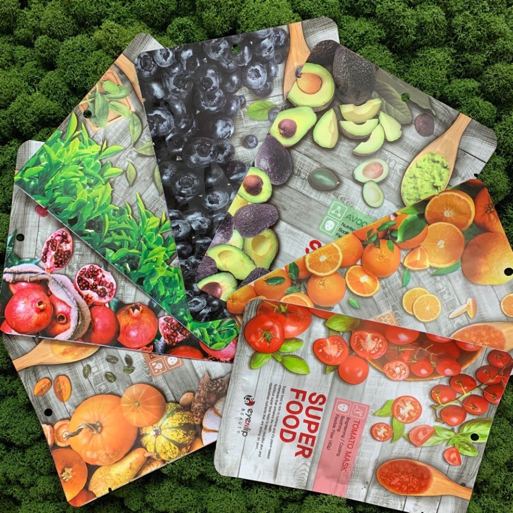 Тканевая маска для лица с экстрактом авокадо Eyenlip Super Food Avocado Mask
