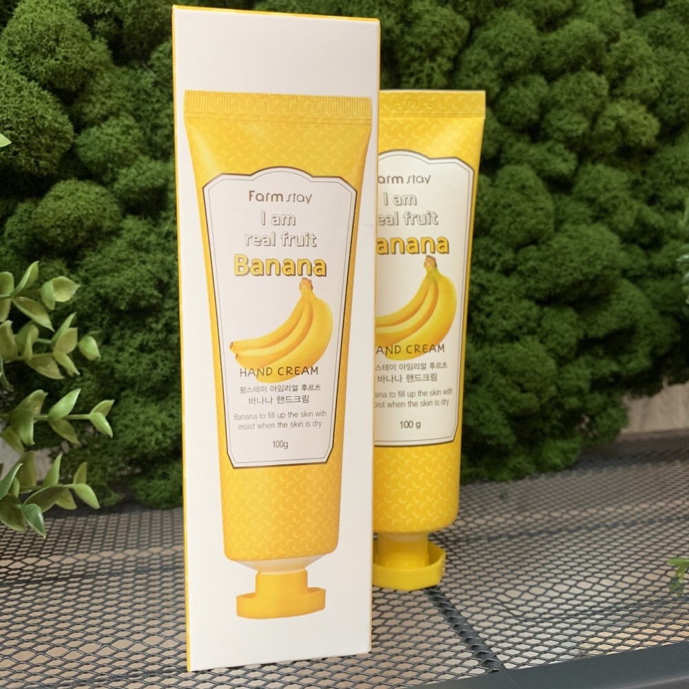 Крем для рук с экстрактом банана FarmStay I Am Real Fruit Banana Hand Cream, 100 мл Крем для рук с экстрактом банана FarmStay I Am Real Fruit Banana Hand Cream, 100 мл