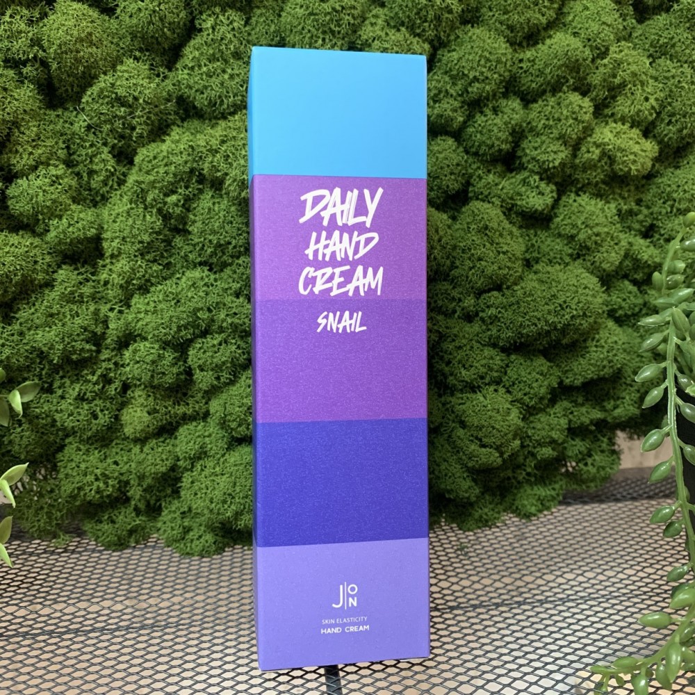 Крем для рук с муцином улитки J:ON Daily Hand Cream Snail, 100 мл Крем для рук с муцином улитки J:ON Daily Hand Cream Snail, 100 мл