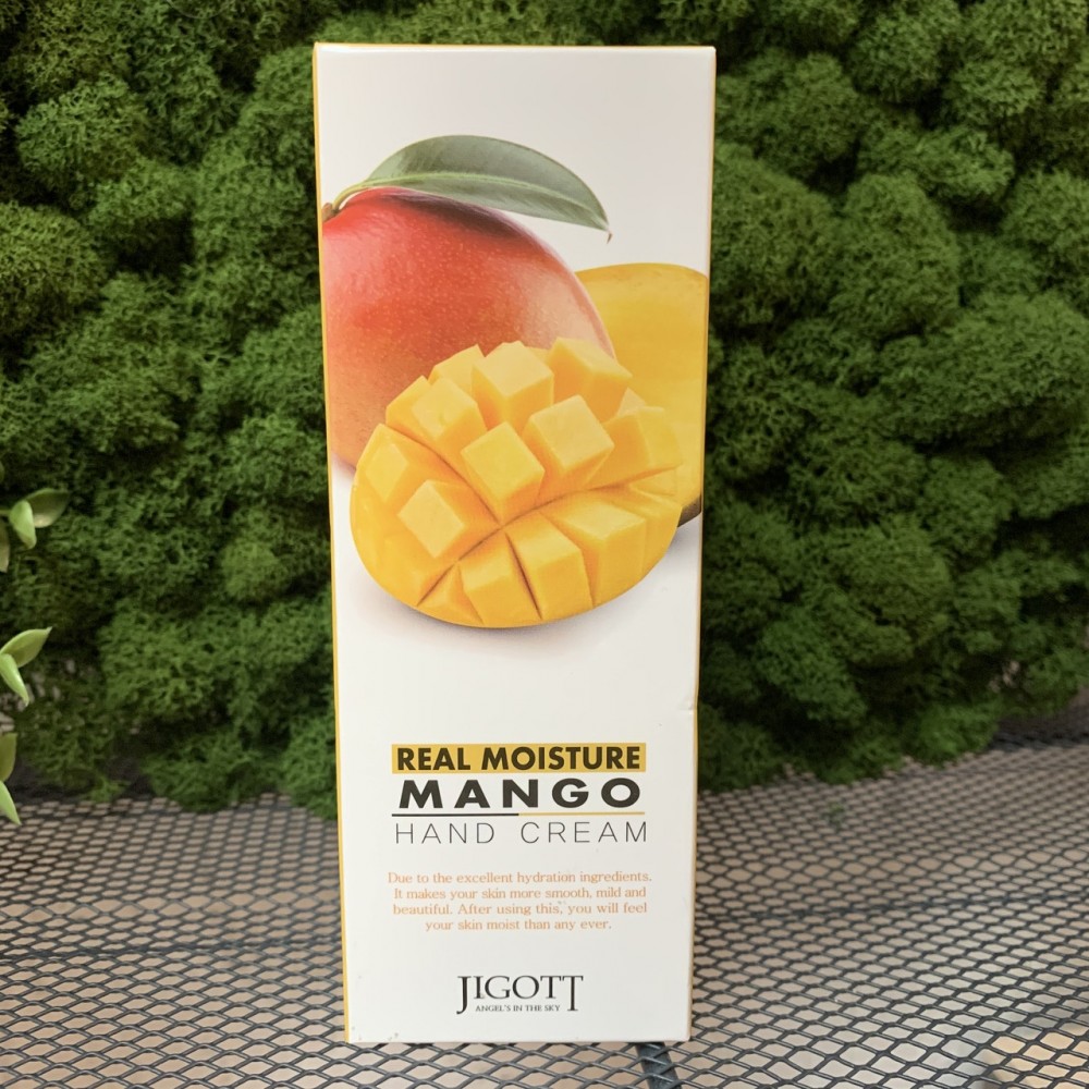 Крем для рук с манго Jigott Real Moisture Mango Hand Cream, 100 мл
