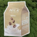 Тканевая маска для лица с молочными протеинами и экстрактом кофе A'PIEU Coffee Milk One Pack