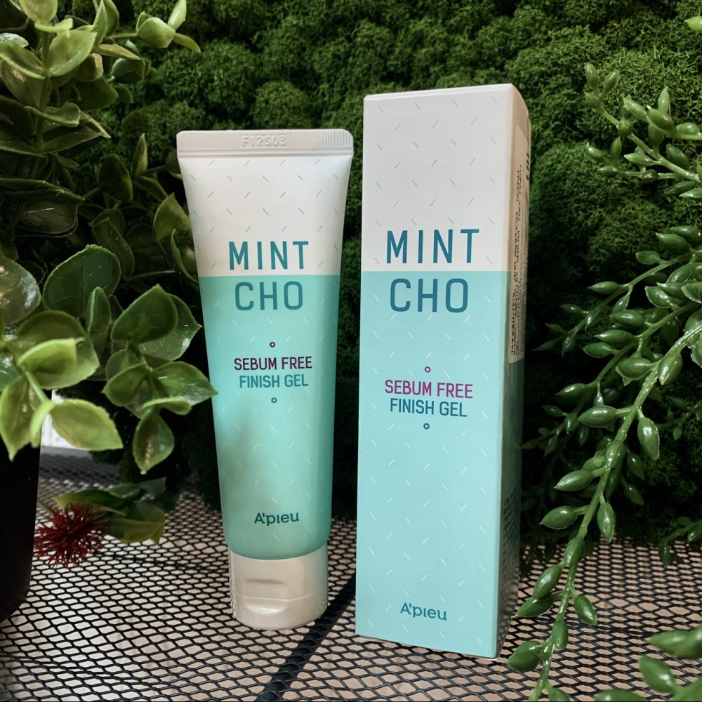 Матирующий финиш-гель для жирной кожи A'PIEU Mintcho Sebum Free Finish Gel, 50 мл Матирующий финиш-гель для жирной кожи A'PIEU Mintcho Sebum Free Finish Gel, 50 мл