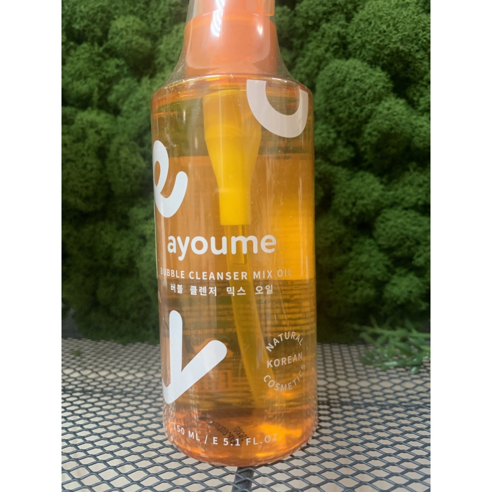 Гидрофильное масло-пенка для снятия макияжа Ayoume Bubble Cleanser Mix Oil, 150 мл.