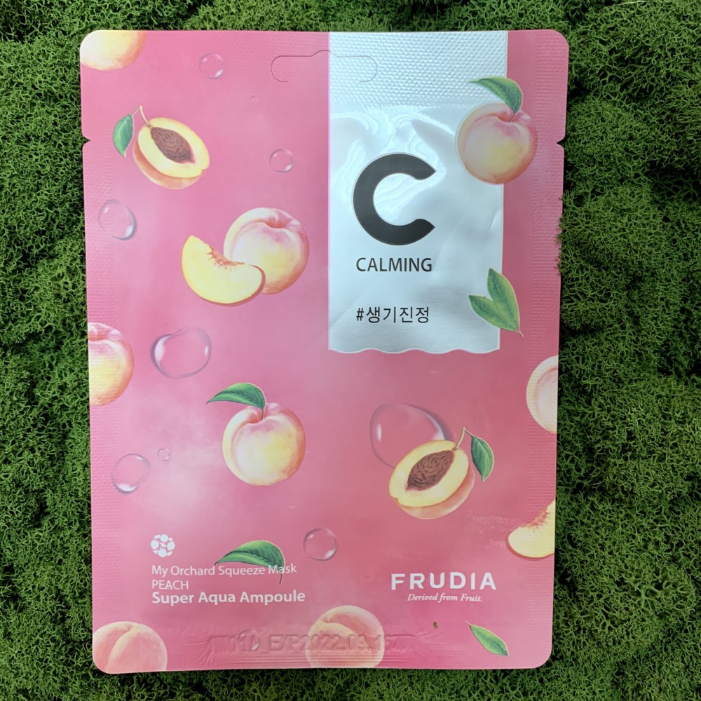 Тканевая маска питательная с персиком Frudia My Orchard Squeeze Mask Peach Тканевая маска питательная с персиком Frudia My Orchard Squeeze Mask Peach