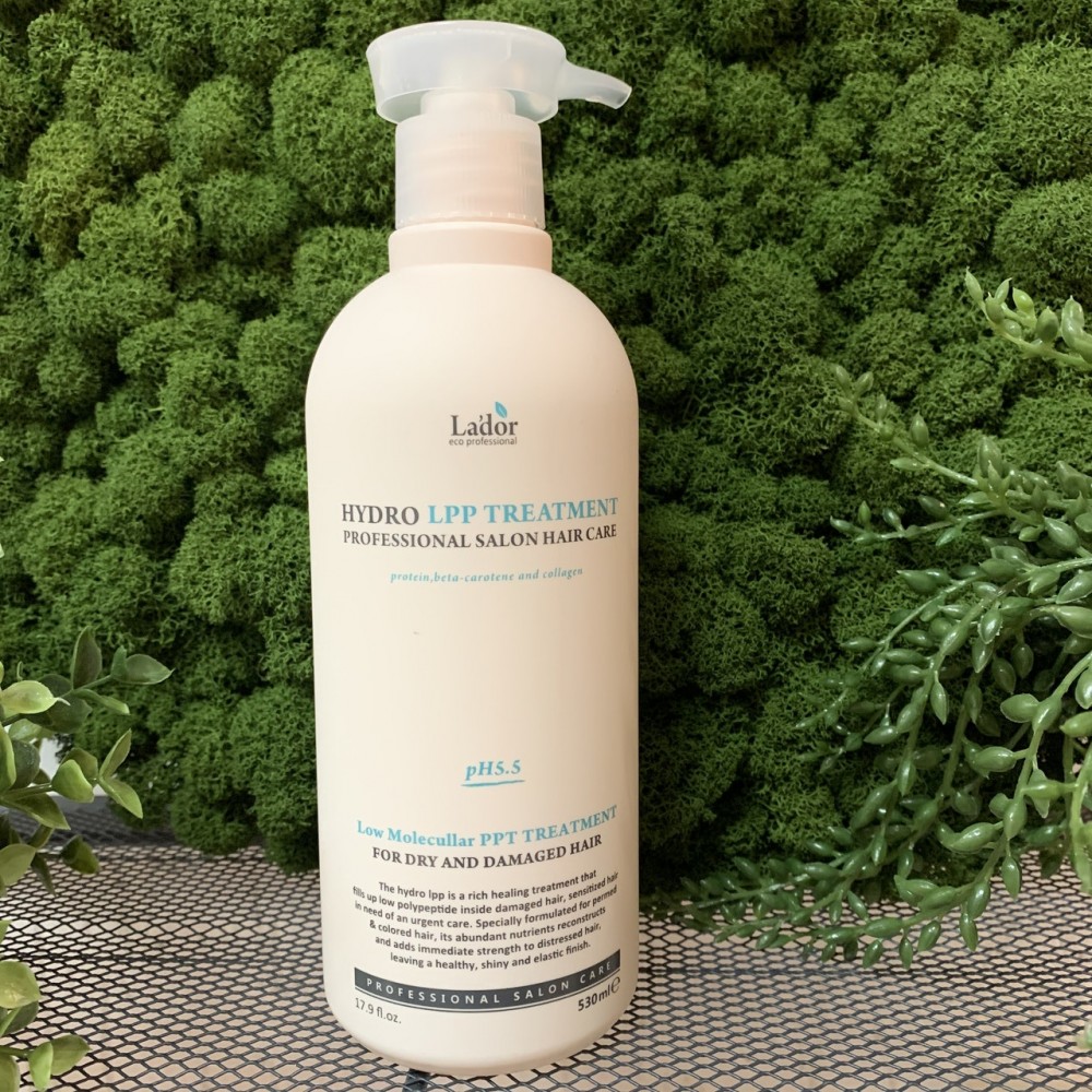 Маска для волос La'dor Hydro Lpp Treatment Professional Salon Hair Care, 530 мл