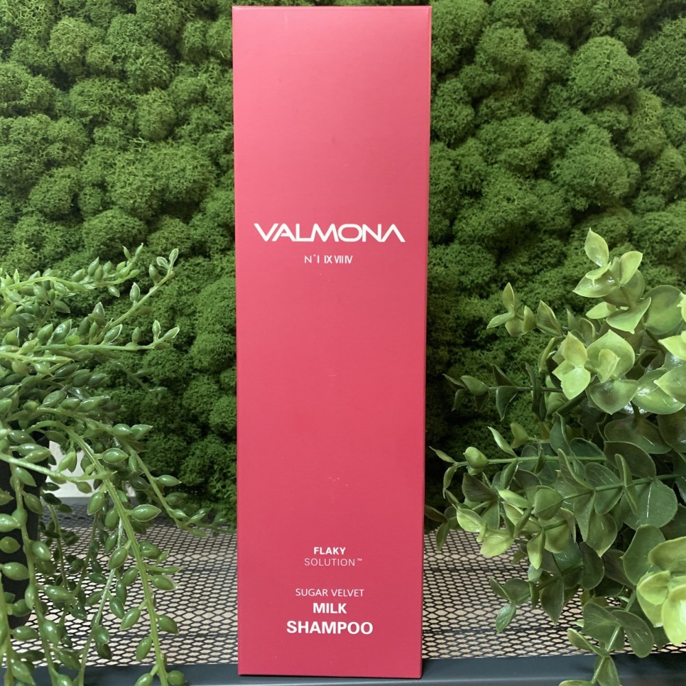 Шампунь для увлажнения и оздоровления волос Evas Valmona Sugar Velvet Milk Shampoo, 480 мл.