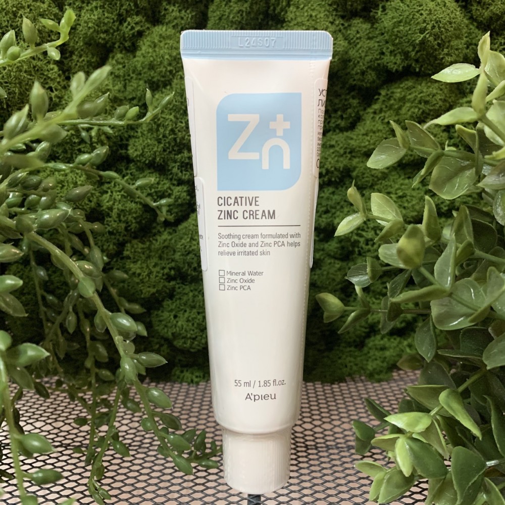 Крем для лица и тела концентрированный с цинком A'Pieu Cicative Zinc Cream, 40 мл Крем для лица и тела концентрированный с цинком A'Pieu Cicative Zinc Cream, 40 мл