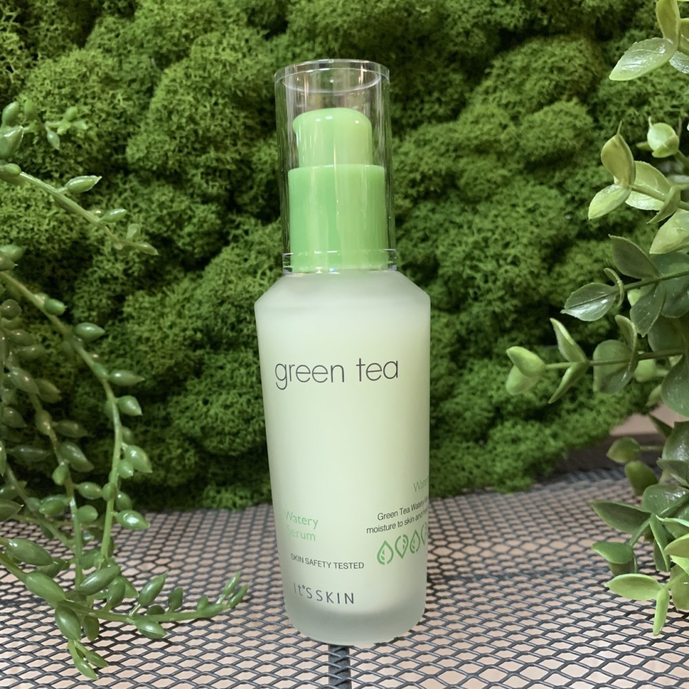 Сыворотка для лица увлажняющая с экстрактом зеленого чая It's Skin Green Tea Watery Serum, 40 мл