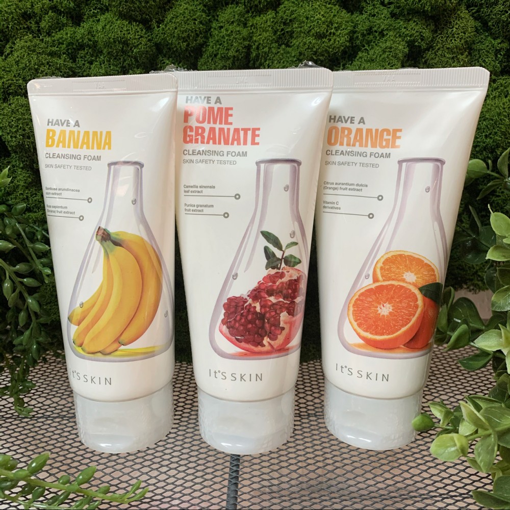 Пенка для умывания питательная с экстрактом банана It's Skin Have a Banana Cleansing Foam, 150 мл