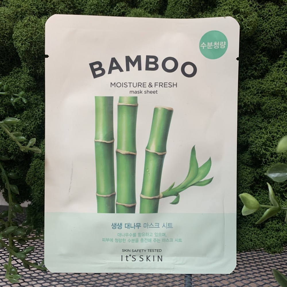 Тканевая маска для лица освежающая с экстрактом бамбука It's Skin The Fresh Bamboo Mask Sheet