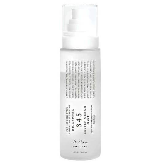 Успокаивающий мист с гидролатом риса и пантенолом Dr. Althea 345 Relief Cream Mist 100 мл