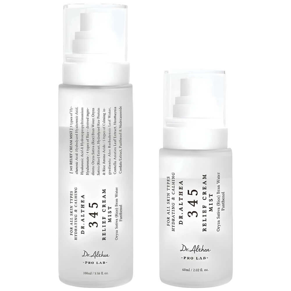 Успокаивающий мист с гидролатом риса и пантенолом Dr. Althea 345 Relief Cream Mist 100 мл