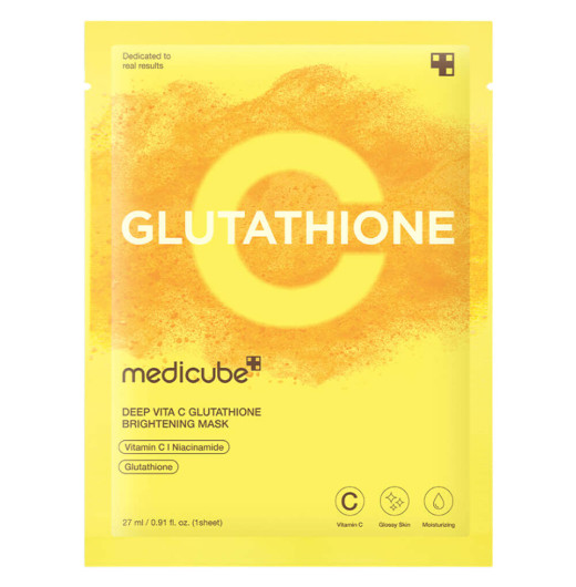 Осветляющая тканевая маска с глутатионом medicube Deep Vita C Glutathione Brightening Mask