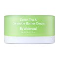 Восстанавливающий крем с зелёным чаем и церамидами By Wishtrend Green Tea & Ceramide Barrier Cream