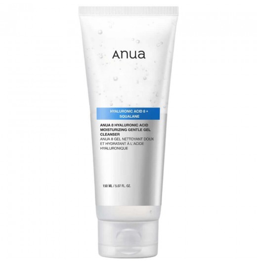 Мягкий гель для умывания Anua 8 Hyaluronic Acid Moisturizing Gentle Gel Cleanser
