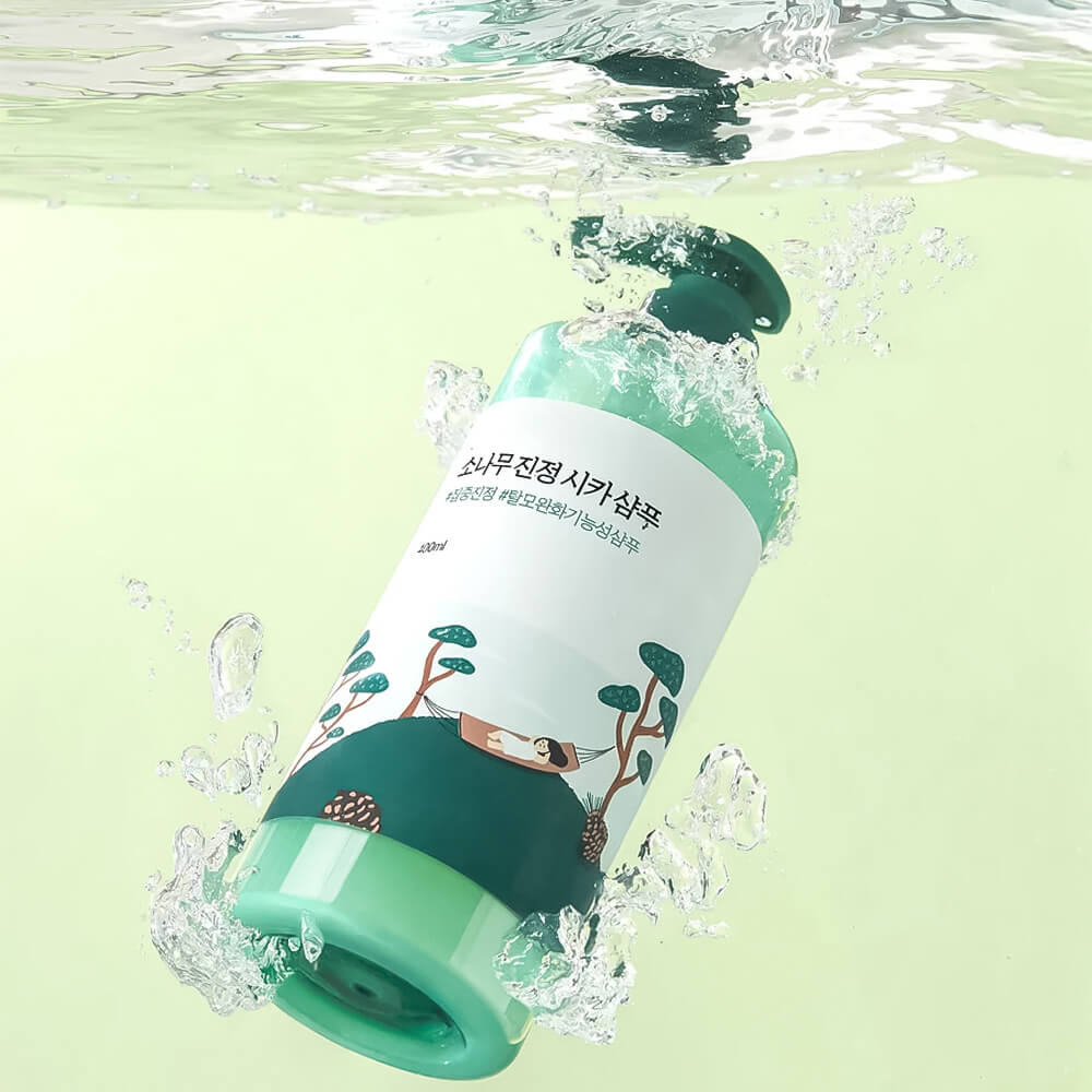 Себорегулирующий шампунь с экстрактом сосны Round Lab Pine Calming Cica Shampoo 400мл
