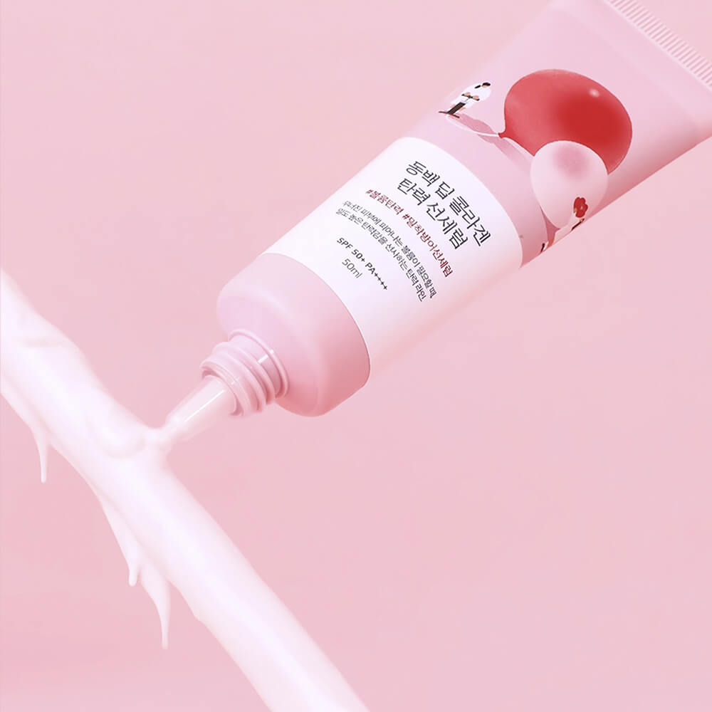 Солнцезащитная сыворотка с коллагеном Round Lab Camellia Deep Collagen Firming Sun Serum SPF50+ PA++++ Солнцезащитная сыворотка с коллагеном Round Lab Camellia Deep Collagen Firming Sun Serum SPF50+ PA++++