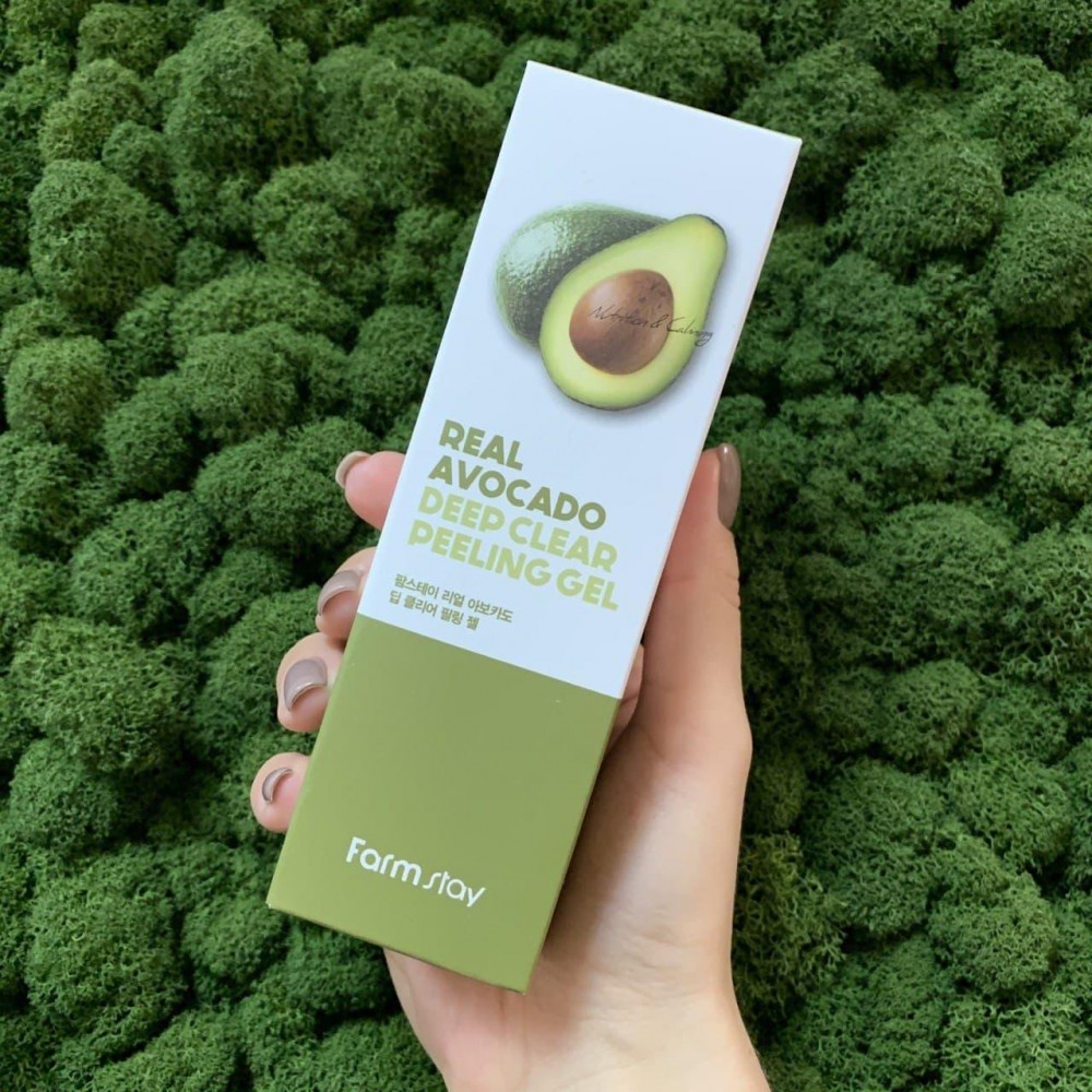 Пилинг-гель с экстрактом авокадо  FarmStay Real Avocado Deep Clear Peeling Gel, 100мл