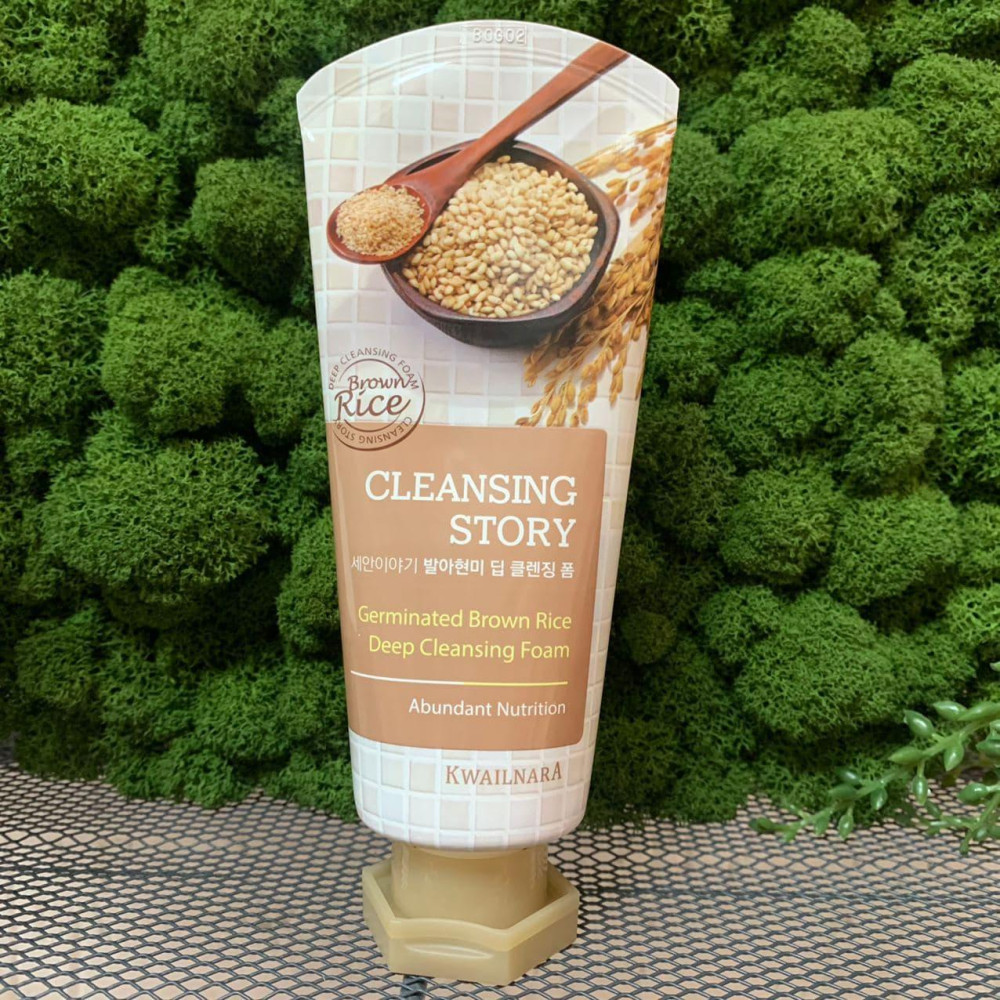 Пенка для умывания WELCOS Kwailnara Cleansing Story Deep Cleansing Foam Germinated Brown Rice Пенка для умывания WELCOS Kwailnara Cleansing Story Deep Cleansing Foam Germinated Brown Rice