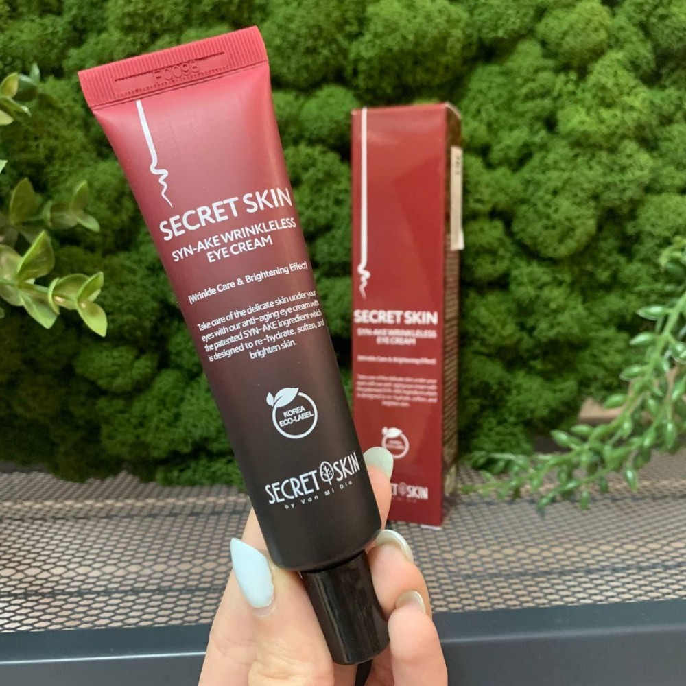 Крем для кожи вокруг глаз со змеиным ядом SECRET SKIN Syn-ake Wrinkleless Eye Cream