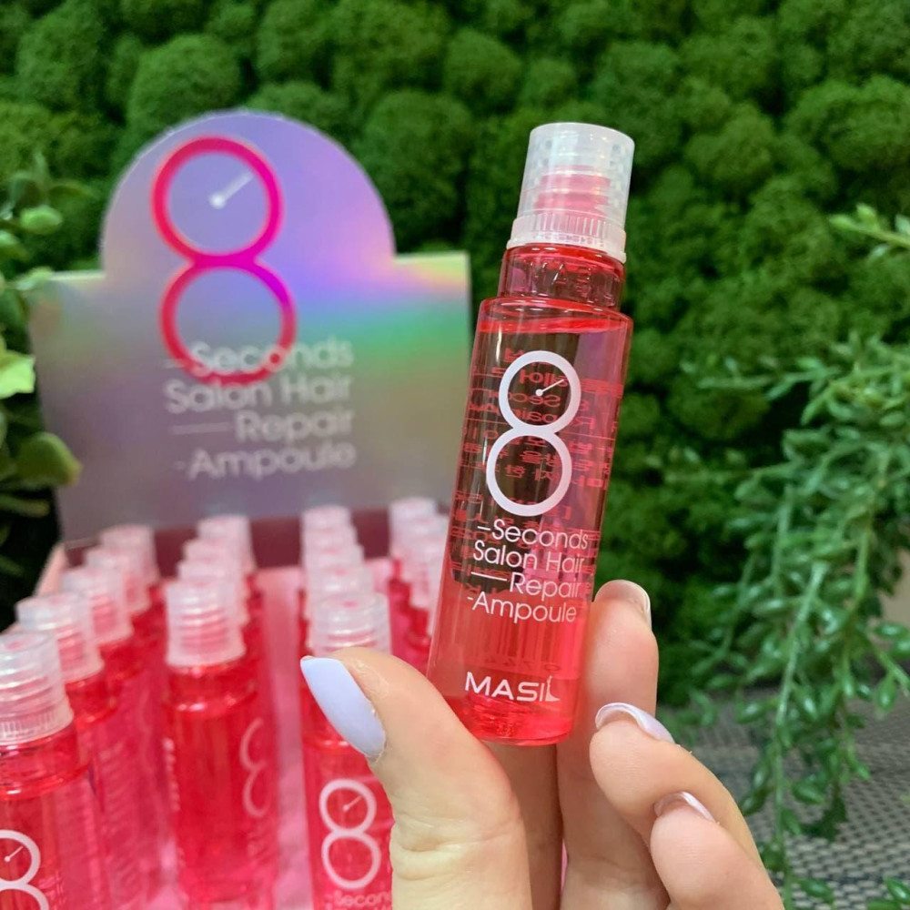 Протеиновая маска-филлер для поврежденных волос Masil 8 Seconds Salon Hair Repair Ampoule Протеиновая маска-филлер для поврежденных волос Masil 8 Seconds Salon Hair Repair Ampoule