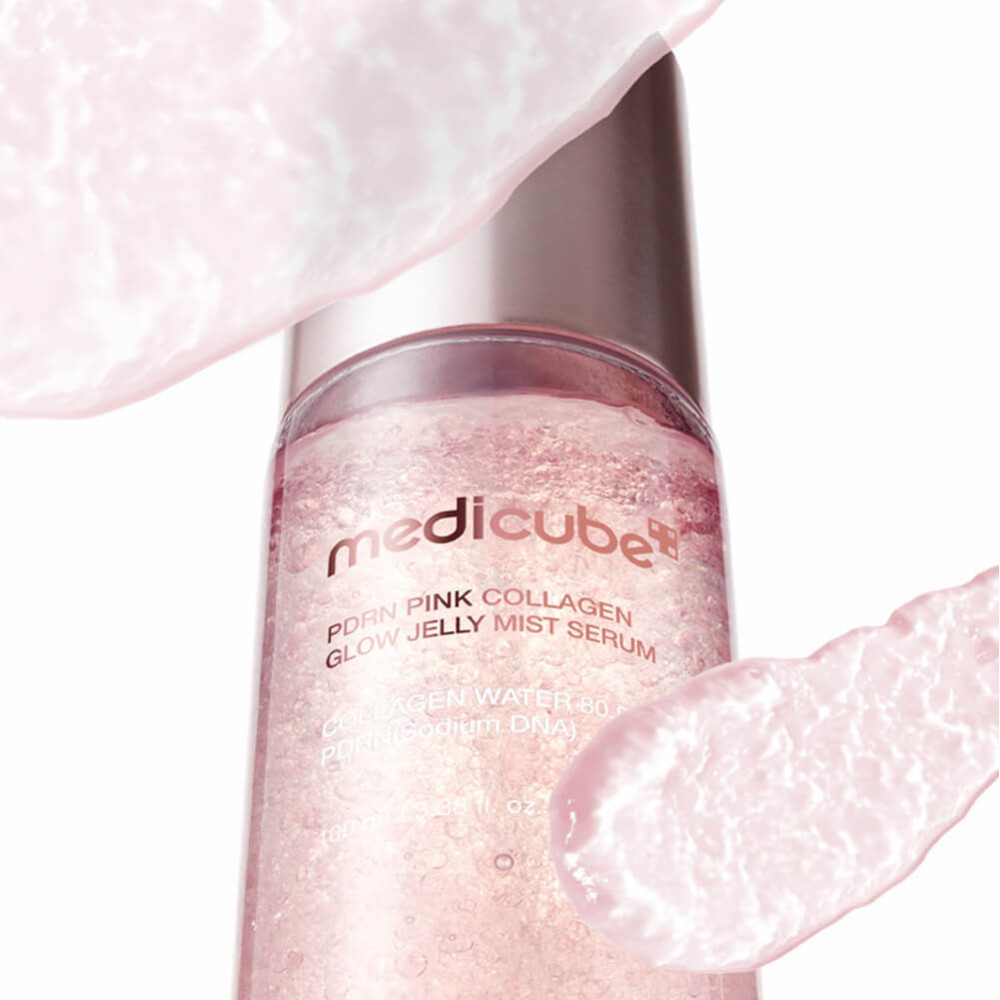 Мист с ПДРН и коллагеном для сияния кожи medicube PDRN Pink Collagen Glow Jelly Mist Serum